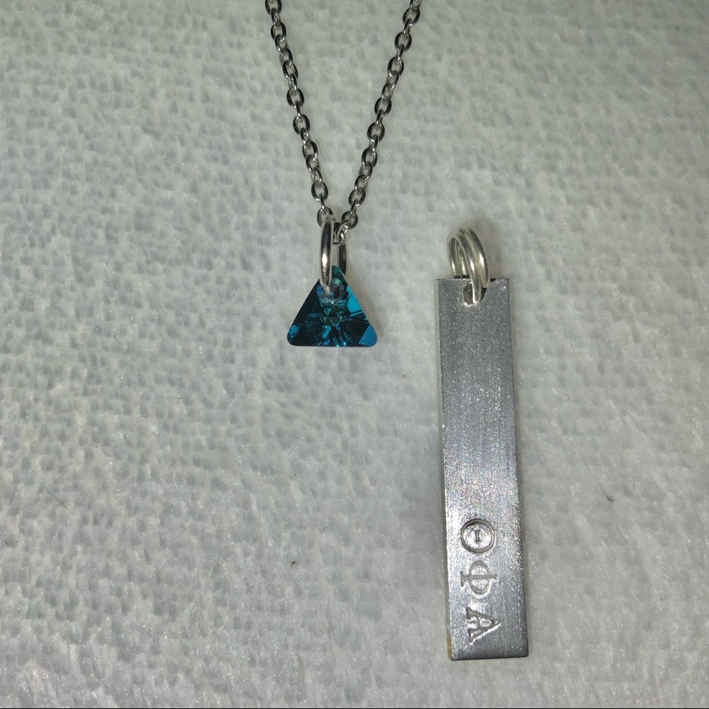 NWOT Turquoise Triangle Necklace